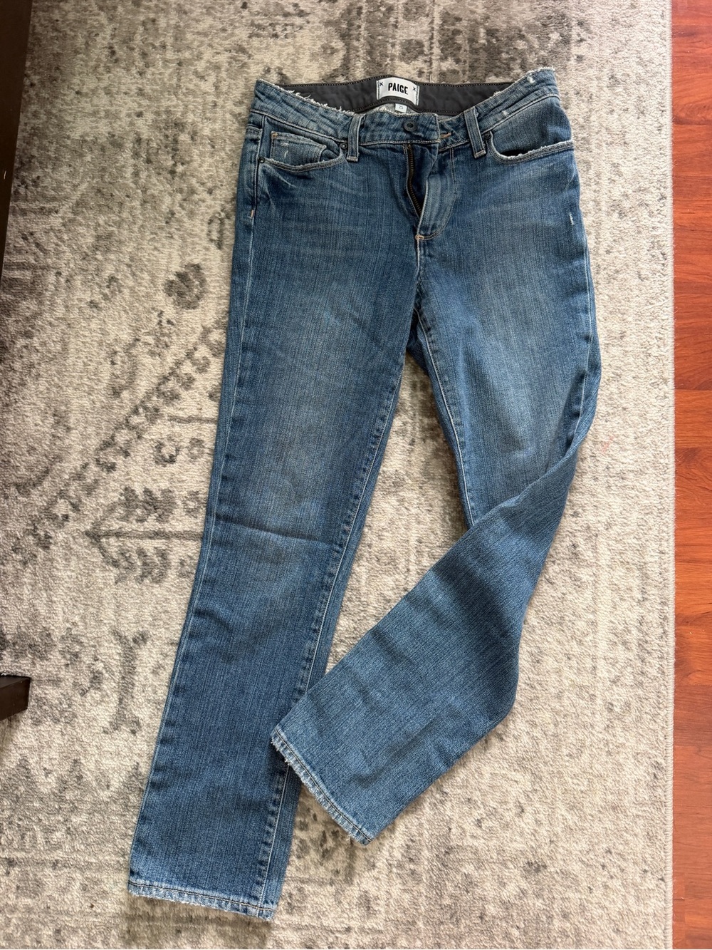 PAIGE Straight Leg Jeans